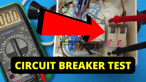 testing circuit breakers with multimeter